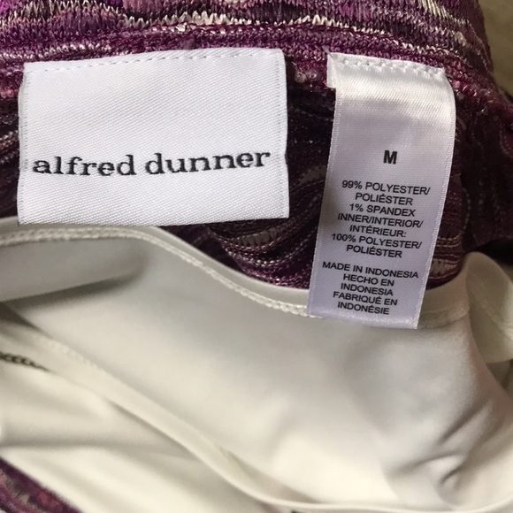 Alfred Dunner 3 piece attached camisole and necklace - Picture 3 of 5